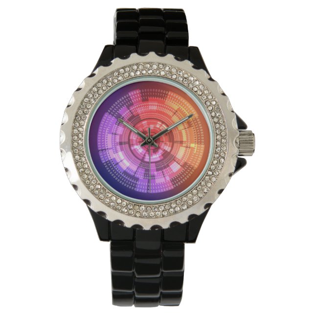 Circle Binary Code Watch (Front)