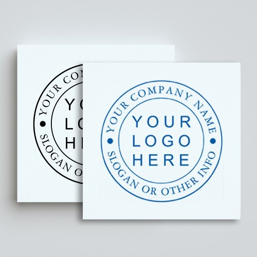 Circle Business Logo Custom Self_inking Stamp