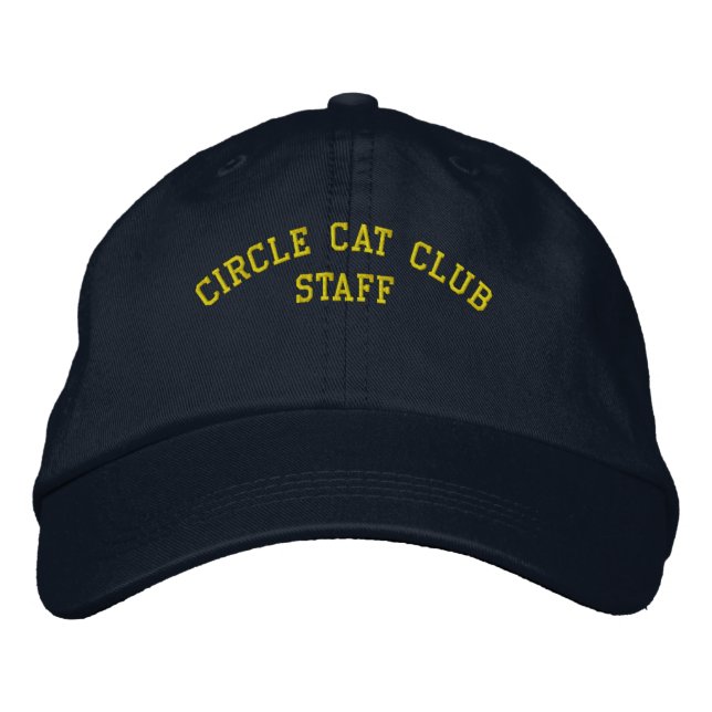 Circle Cat Club Staff Cap (Front)