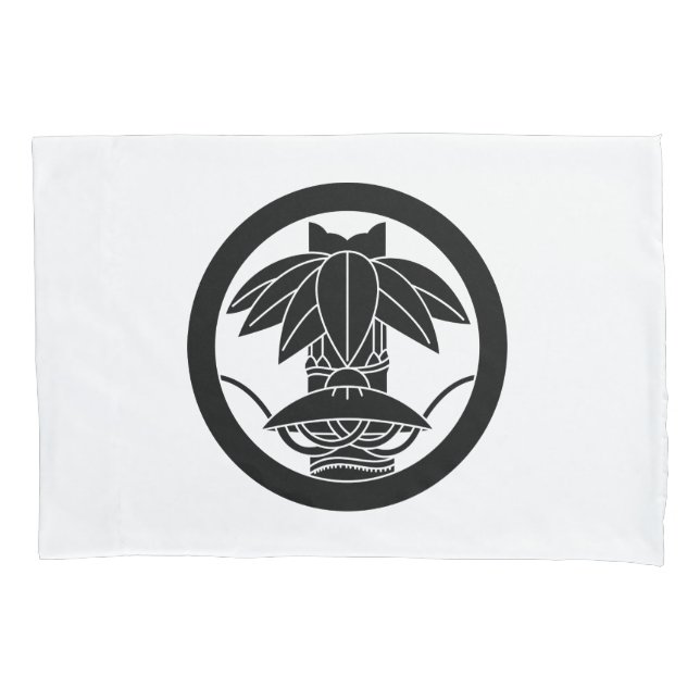 Circle Changed Bamboo Sasa Kasa Pillow Case (Front)