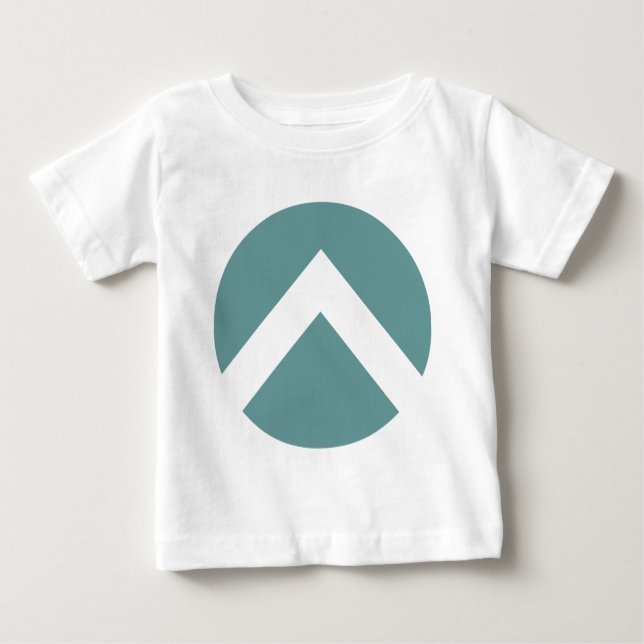 Circle Chevron Arrow Baby T-Shirt (Front)