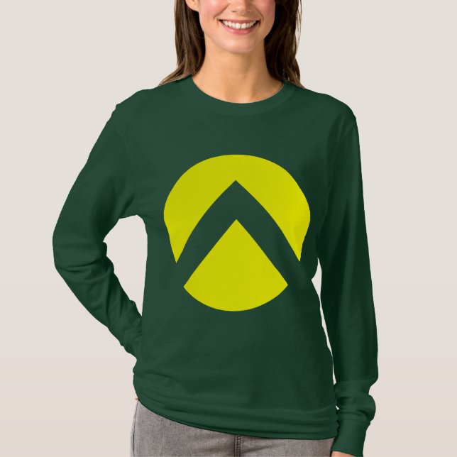 Circle Chevron Arrow T-Shirt (Front)