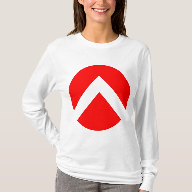 Circle Chevron Arrow T-Shirt (Front)