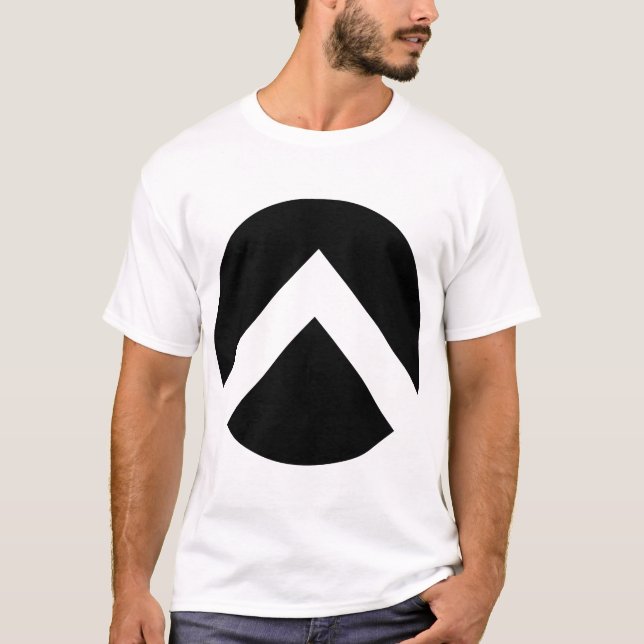Circle Chevron Arrow T-Shirt (Front)