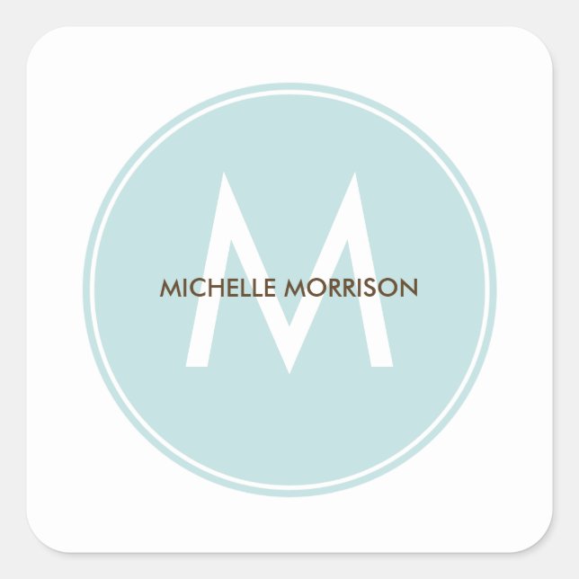 Circle Chic Gift Tag Stickers or Labels (Front)