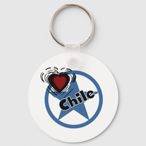 Circle Chile Keychain