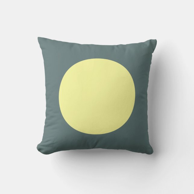 Circle Colors 02 - Alternating Throw Pillow (Front)