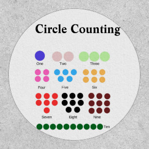 Circle countingschool teacher kids chart editable patch