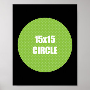 Circle Design 15x15 Poster