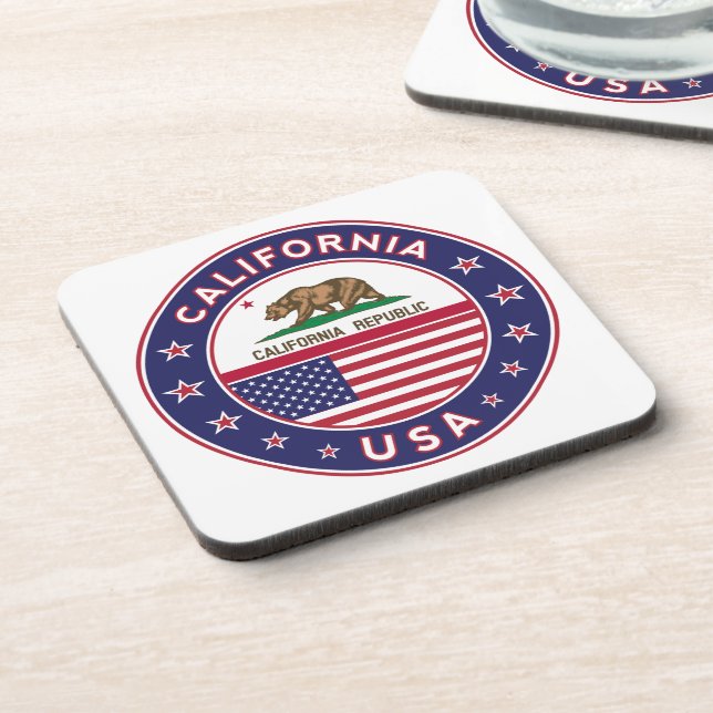 circle design, beverage coaster (Left Side)