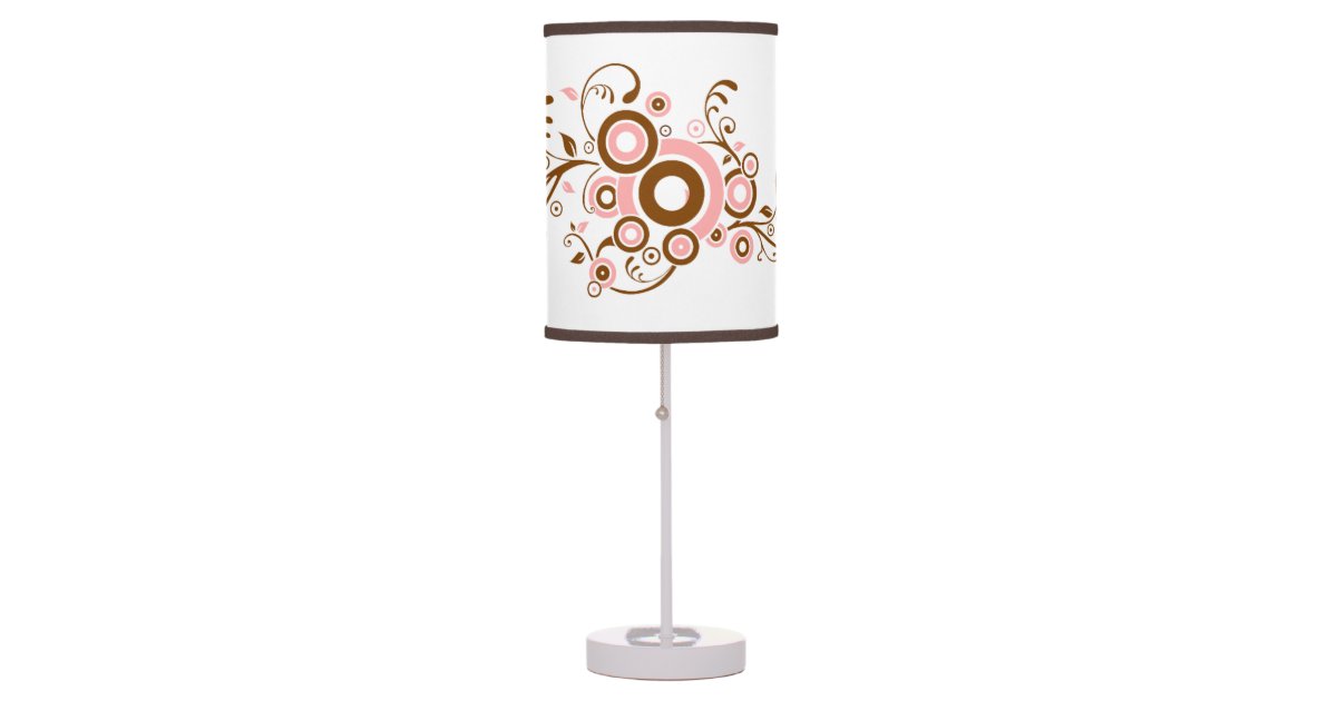 Circle Design Custom Lamp | Zazzle