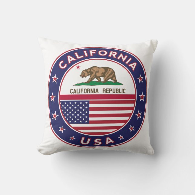 circle design, throw pillow (Front)