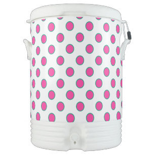 Circle dots igloo cooler