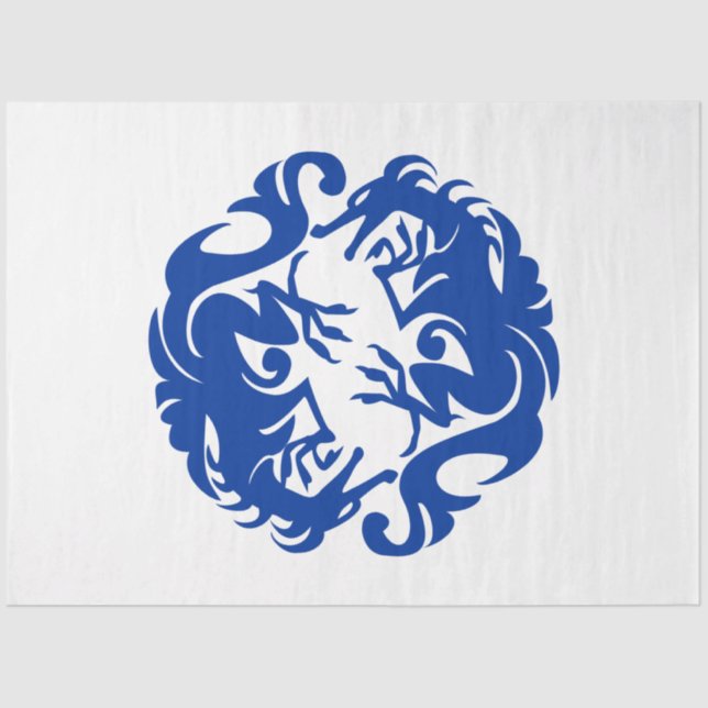 circle dragons tissue paper (Front)