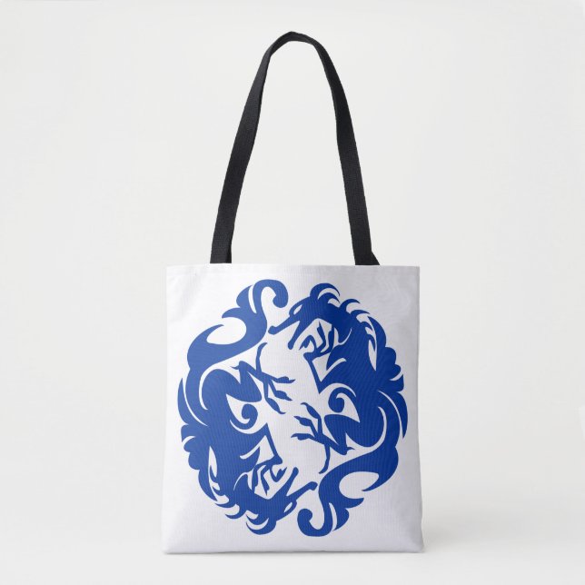 circle dragons tote bag (Front)