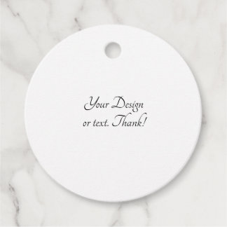 Circle Favor Tag