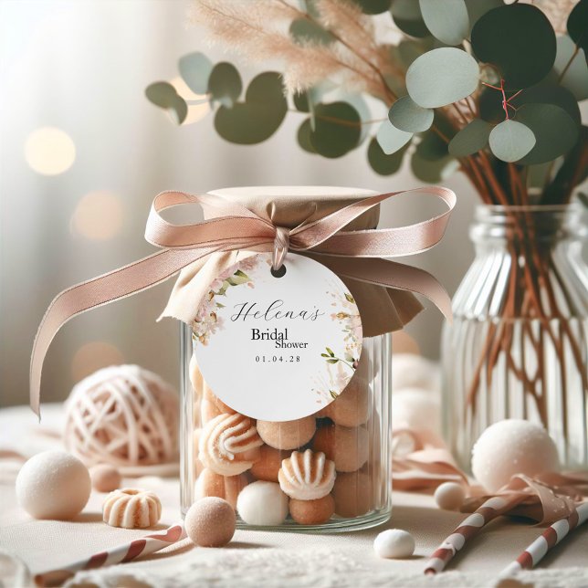 Circle Favor Tag | Brunch & Bubbly Bridal Shower (Creator Uploaded)