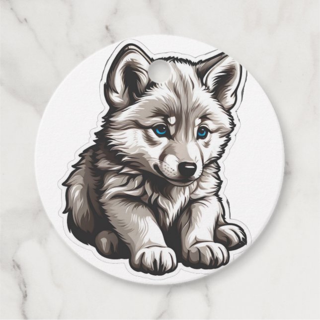 Circle Favor Tags (Front)