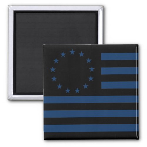 Circle Flag Civil War Black Means No Prisoners Magnet