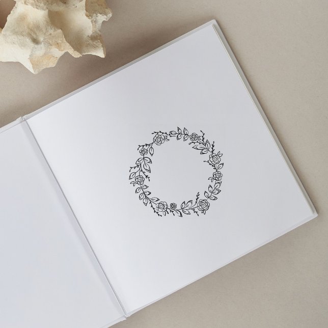 Circle Flower Journal  Rubber Stamp (Creator Uploaded)