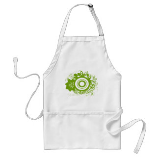 Circle Flowers Swirly - Customized - Customized Adult Apron