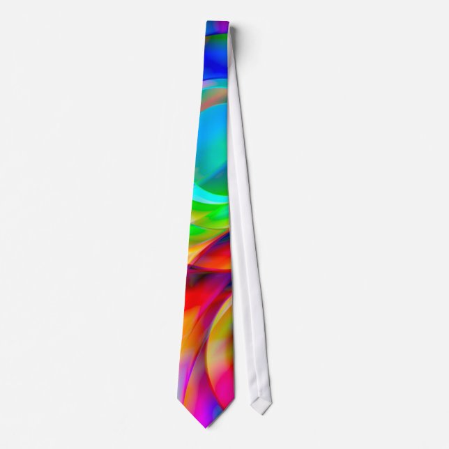 Circle Frenzy Neck Tie (Front)