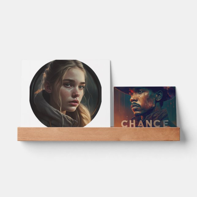 Circle girl picture ledge (Front)