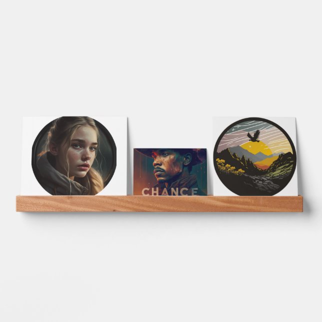 Circle girl picture ledge (Front)