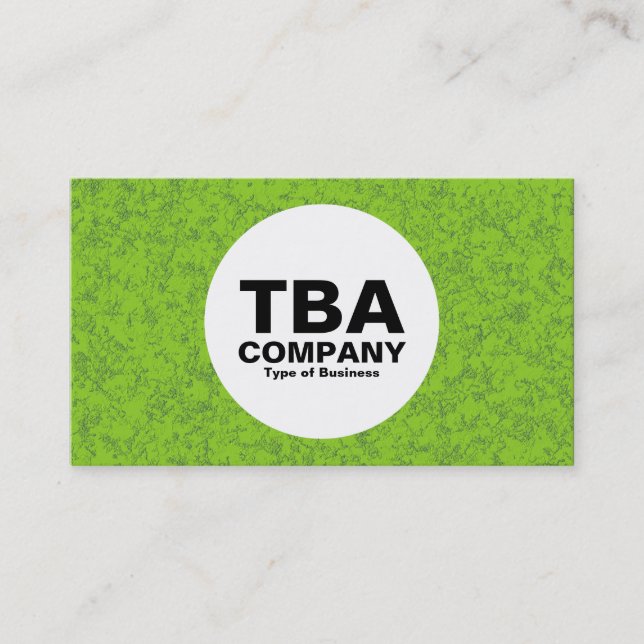 Circle - Green Mineral 02 Business Card (Front)