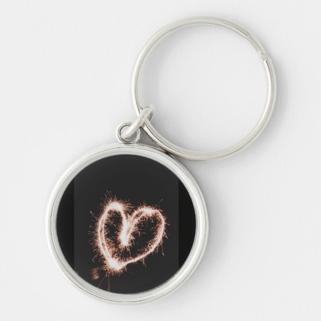 Circle heart keychain (Front)
