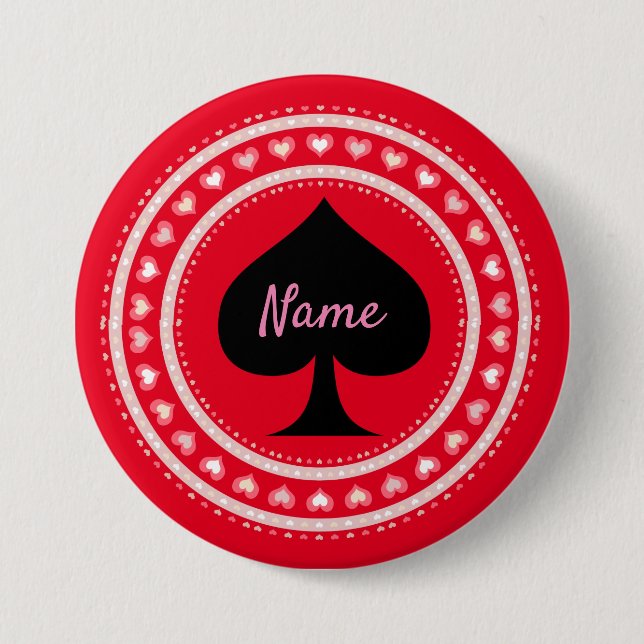 Circle Hearts Black Spade Thunder_Cove  Button (Front)