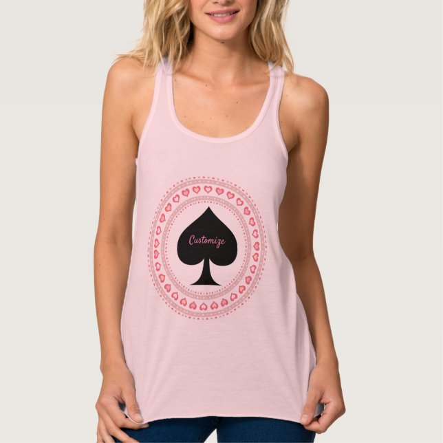Circle Hearts Black Spade Thunder_Cove Tank Top (Front)