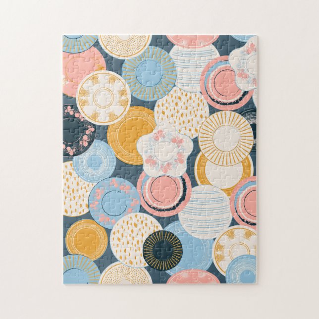 Circle Jigsaw Puzzle (Vertical)