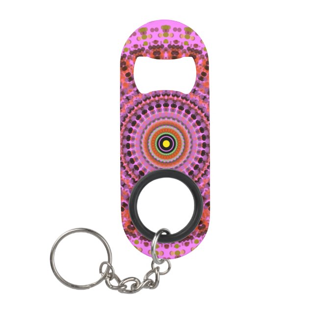 Circle Keychain Bottle Opener (Front)