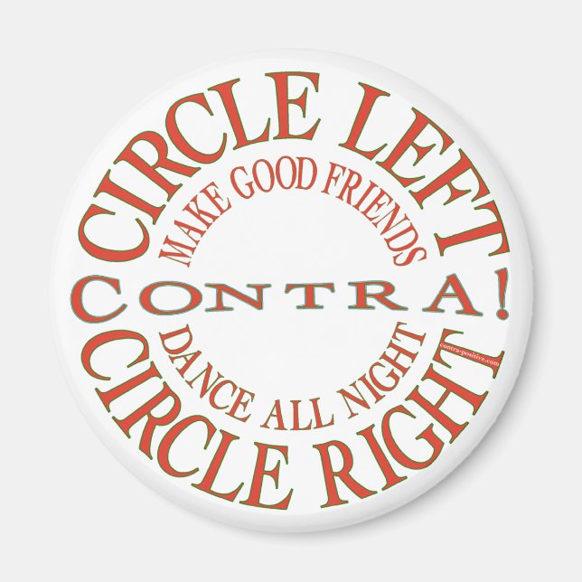 Circle Left, Circle Right Magnet (Front)