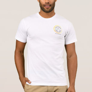 circle logo monogram for golf-player T-Shirt