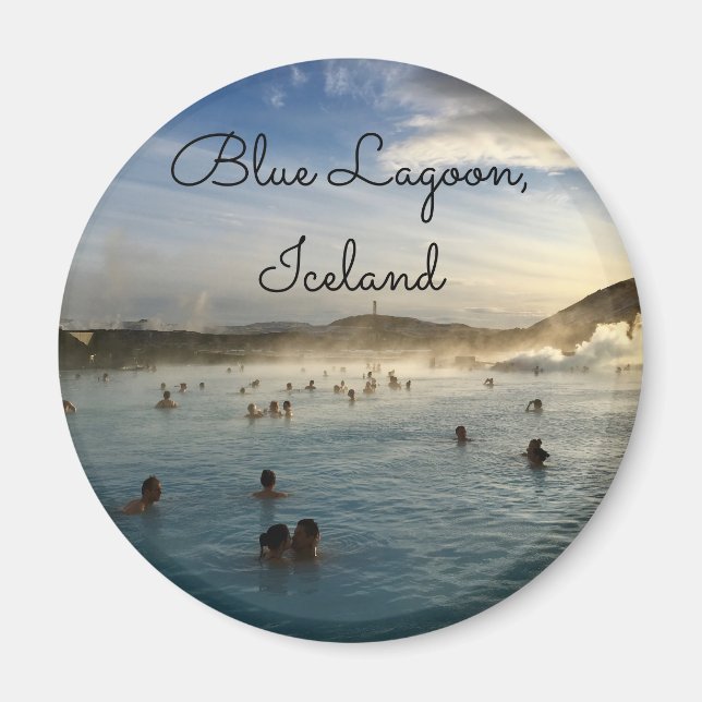Circle Magnet Blue Lagoon Template (Front)