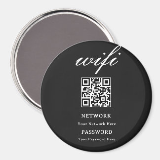 Circle Magnet | Modern Wifi Password Network