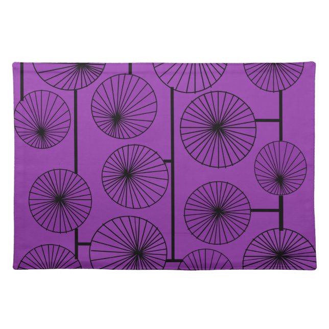 Circle Mobile  Cloth Placemat (Front)