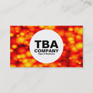 Circle - Molten Bubbles 02 Business Card