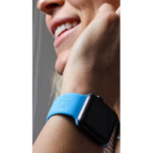 Circle Monogram Slim Sports Apple Watch Band (Front Left)