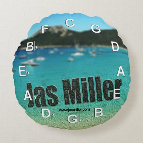 Circle of 5ths Pillow _ Jas Miller Isola Di Chill