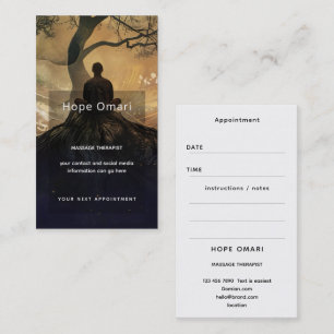 Circle of Becoming   Symbolic Spiritual Design Business Card