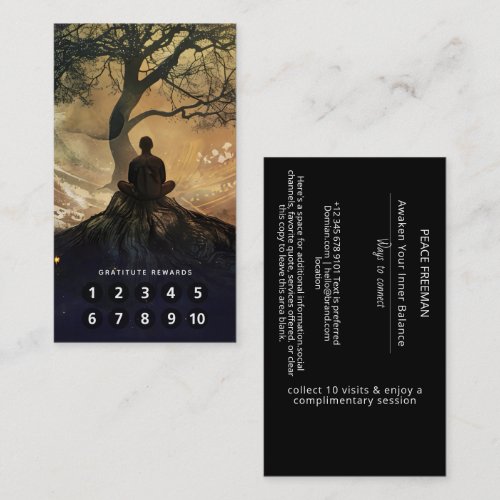 Circle of Becoming | Symbolic Spiritual Design Business Card