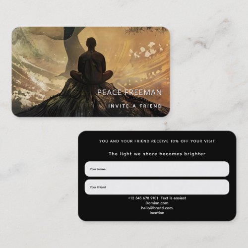 Circle of Becoming | Symbolic Spiritual Design Business Card
