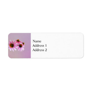 Circle of Coneflowers Label
