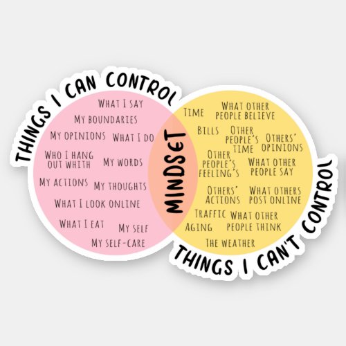 Circle of Control Sticker