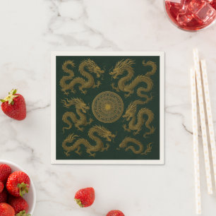 Circle of Dragons Napkins