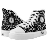 Circle of fifths and music notes sneakers