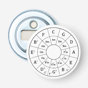 Circle of Fifths Bottle Opener